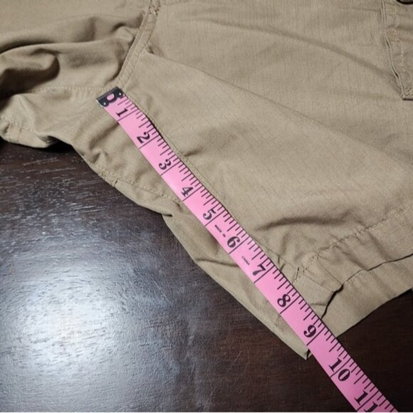 5.11 Tactical Shorts Mens 38 Tan Beige Canvas Cargo Utility - Picture 4 of 10